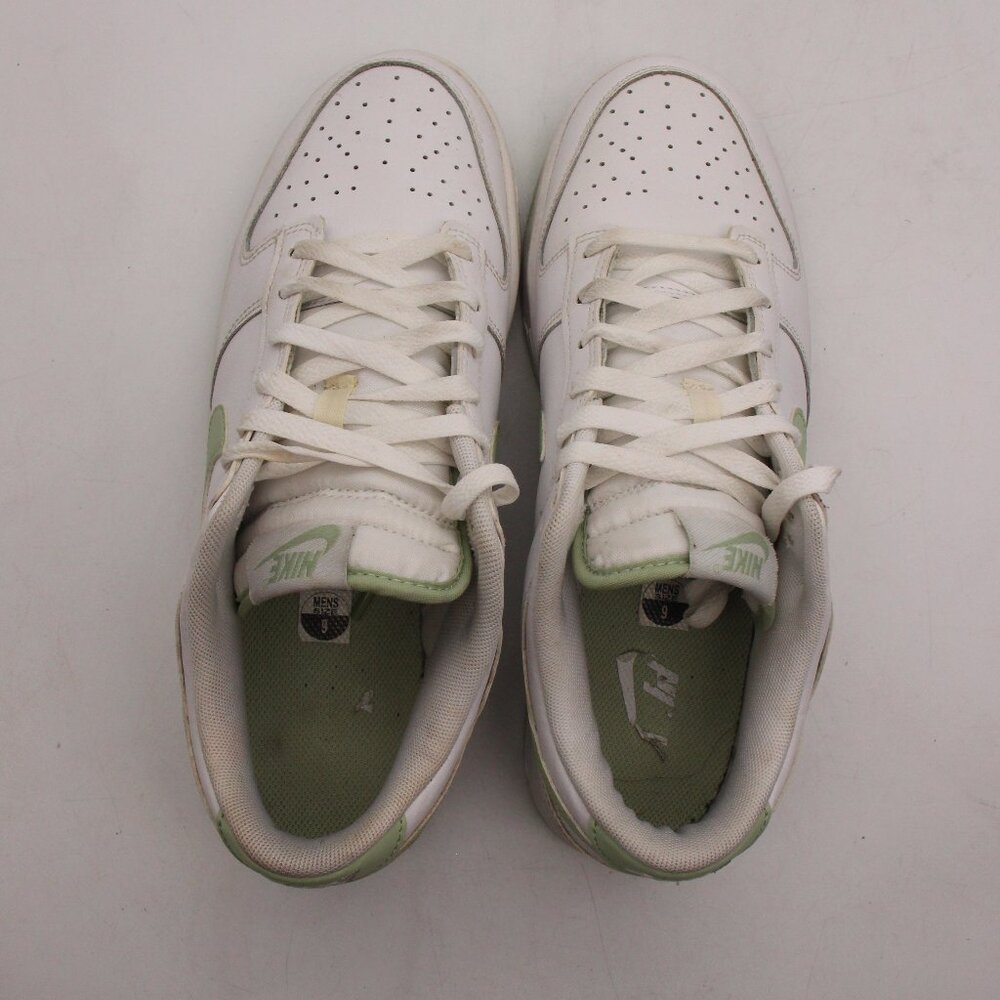 Nike Dunk Men's Size 9 Low White/Honeydew Sneaker Shoes Sneakers DV0831-105 - Picture 9 of 9
